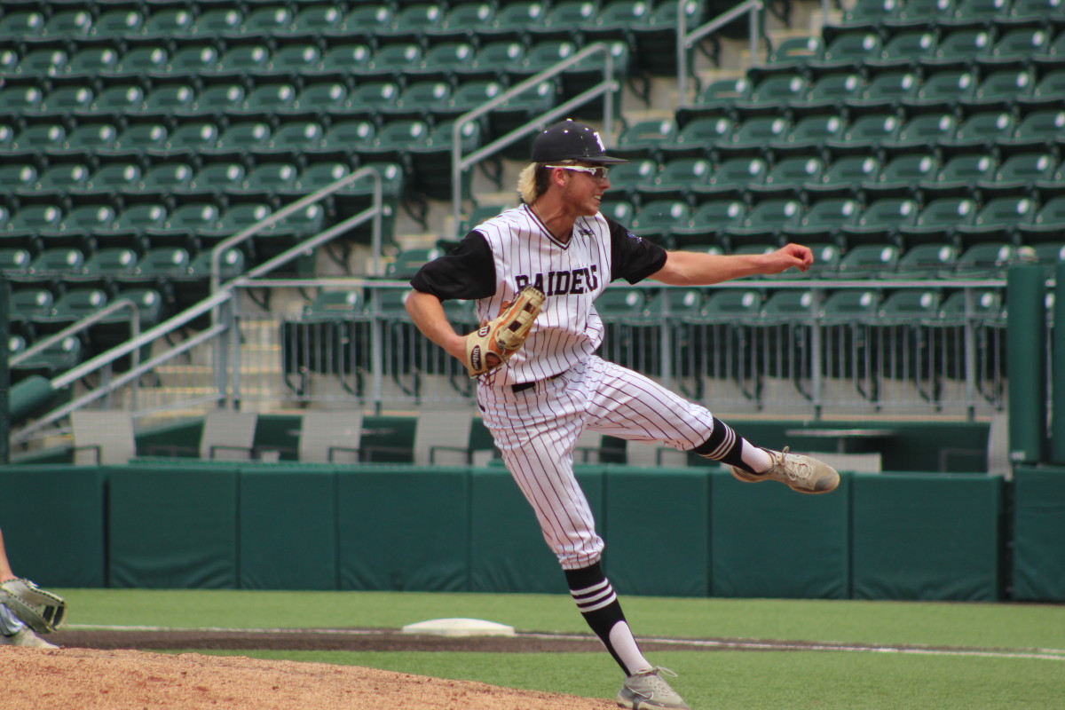 Texarkana Liberty-Eylau Canyon Randall 4A UIL state semifinals Texas baseball playoffs 060723 Andrew McCulloch 528